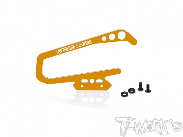 T-Works Tuning Aluminium Tragegriff (Orange) - für FUTABA T10PX