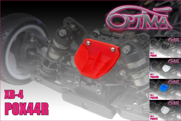 Optima - Flexible XB4 Front Wing - Red