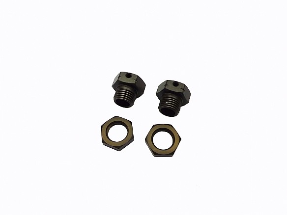 17mm Wheel Hub + 1.9mm Black (2 pcs)