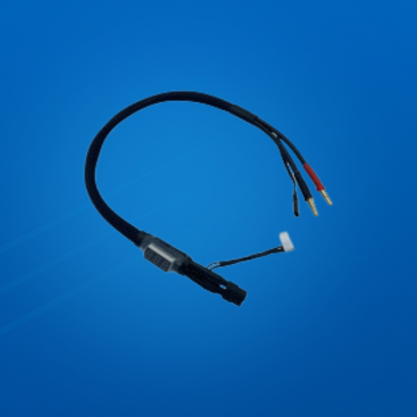 Corsatec - Charging wire - 2S - with bluil voltmeter