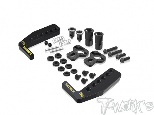 T-Works Akkuhalter Set - Easy-Snap - inkl. Gewichten - für Awesomatix A800R