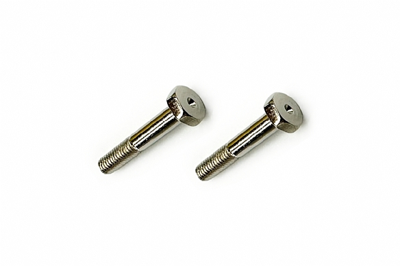 3x18mm (anti-clockwise), Silver (2 pcs)