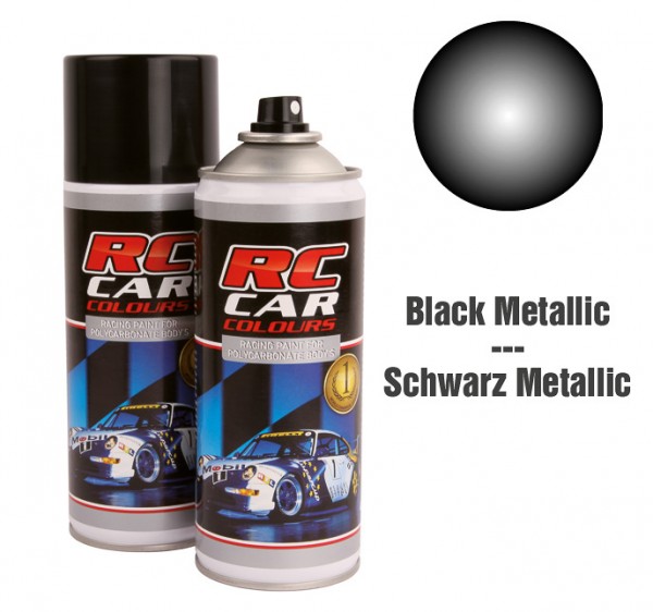 Nr 935 Lexan Farbe Metallic Schwarz 150ml