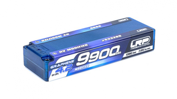 LRP - HV Modified GRAPHENE-4.2 9900mAh Hardcase Battery - 7.6V LiPo - 130C/65C