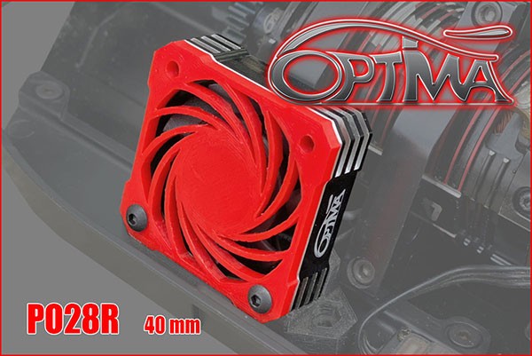 Cooling fan saver - 40 mm Red