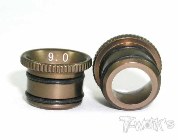 T-Works Vergaser Einsatz - 9,0mm (für O.S./ Novarossi / Alpha / Go Motoren)