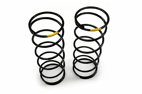 Front 16mm Shock Spring - Medium (Yellow) - (2 pcs)