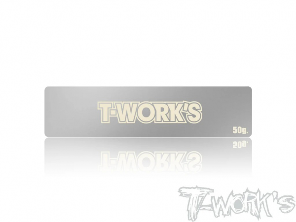 T-works - Narrow Battery Weight 50g (34x135mm)