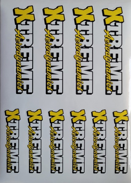 Xtreme Sticker - precut - 21x15cm