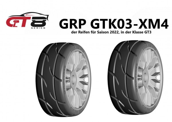 GRP GTK03-XM4 1/8 GT Räder - Soft Medium (2)