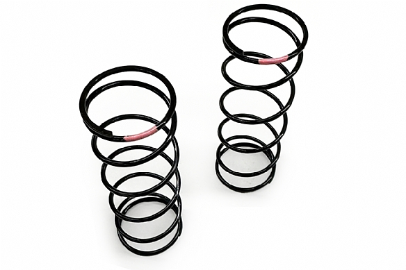 Front 16mm Shock Spring - Hard (Pink) - (2 pcs)