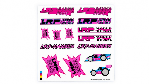 LRP - Heritage Decal Sheet 1 XS