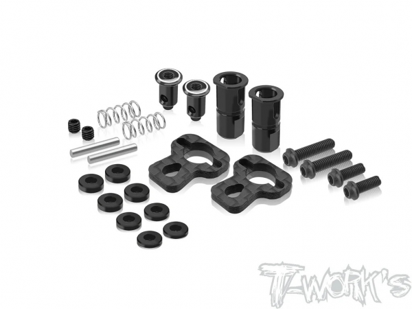 T-Works Akkuhalter Set - Easy-Snap - für Awesomatix A800R (passt auch bei anderen)
