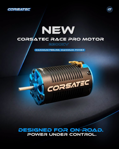 Corsatec - 2300kv CT-R Race Pro Motor V2 - Onroad / GT