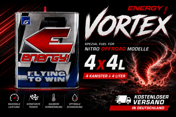 ENERGY "Vortex" 16% EU OFF-ROAD 4x4 Liter Kannen (16Liter) KOSTENLOSER VERSAND DE