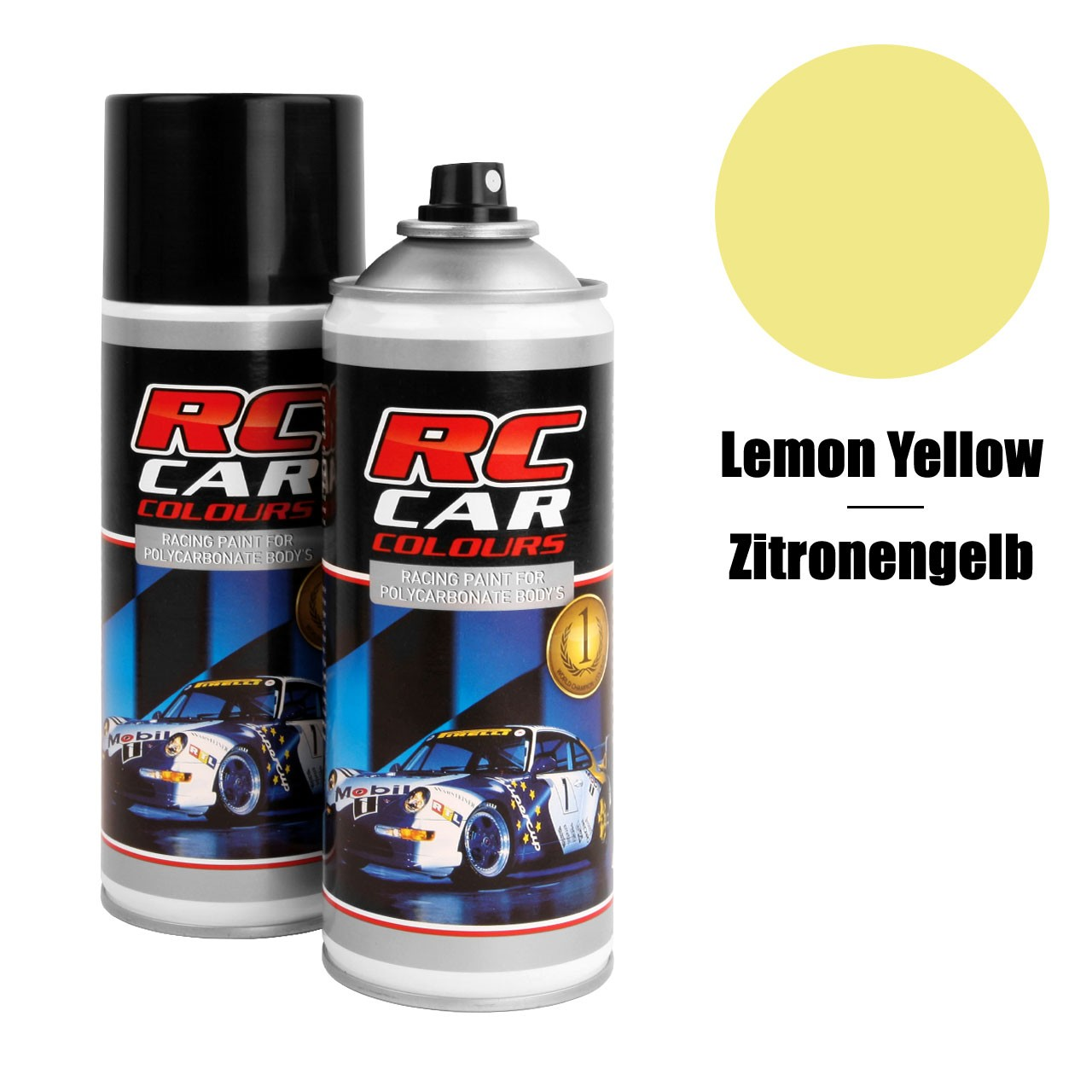 Nr 020 Lexan Farbe Zitronengelb 150ml | GRUBER-RACING
