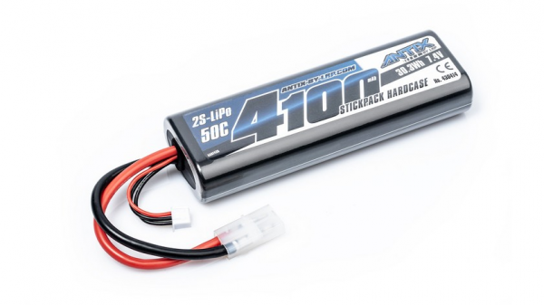 ANTIX by LRP 4100 - 7.4V - 50C LiPo Car Stickpack Hardcase - Tamiya Plug