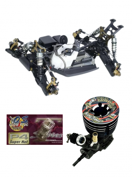 Mayako MX8-25 (Limited Edition) + Ielasituned Terra Evo + 12x O.S. P4 Glowplug