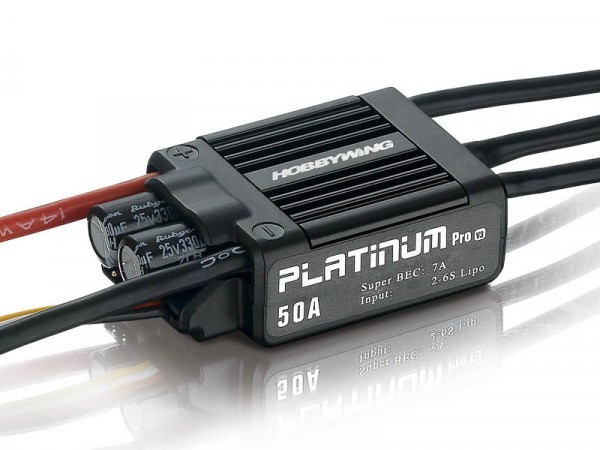 Platinum Pro 50A Regler V3 2-6s, 7A BEC