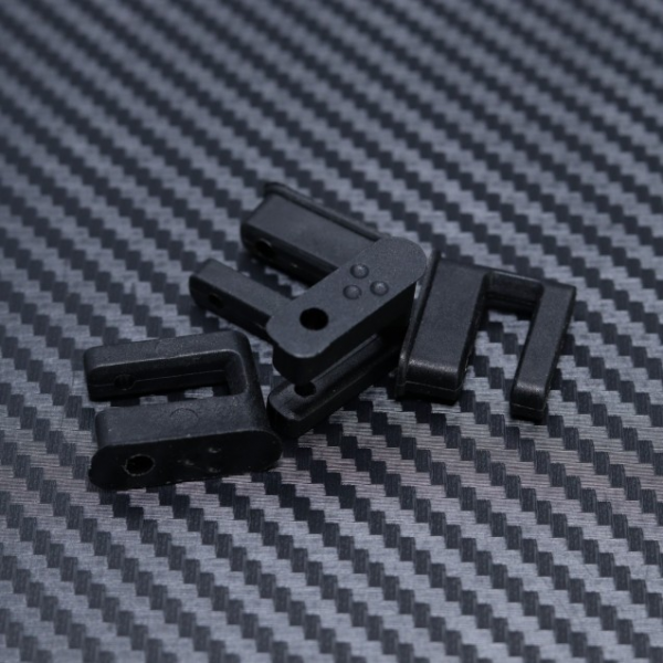 Mayako - Lower Arm Shock Position Insert 3 (Outside) (black) for Mayako MX8 (4 pcs)