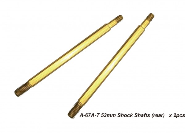 GT RTR Shock Shafts titatium coated (2 pcs)