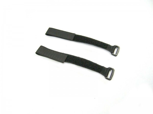 Velcro Battery Straps (Black), Short 20x200mm (2 pcs)